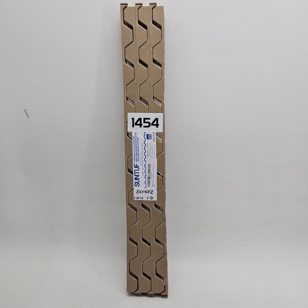 Suntuf Horizontal Plastic Closure Strip 24" Tan 6 Pack 92770 Roofing Accessory